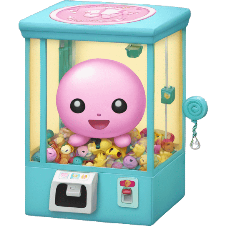 sanrio claw machine  emoji