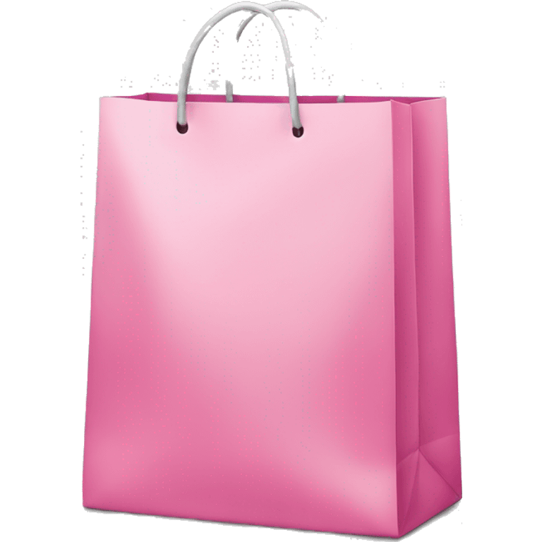 Pink shopping bag  emoji