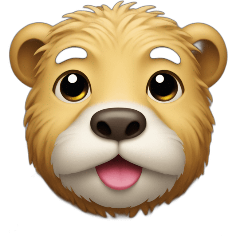 golang gopher emoji with a beard emoji