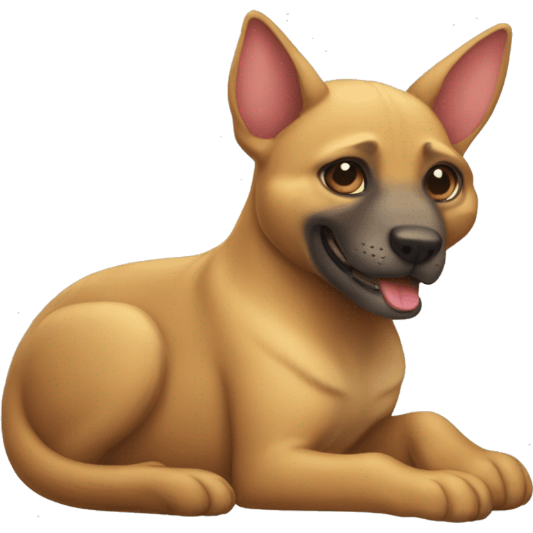 perro abra a gato emoji