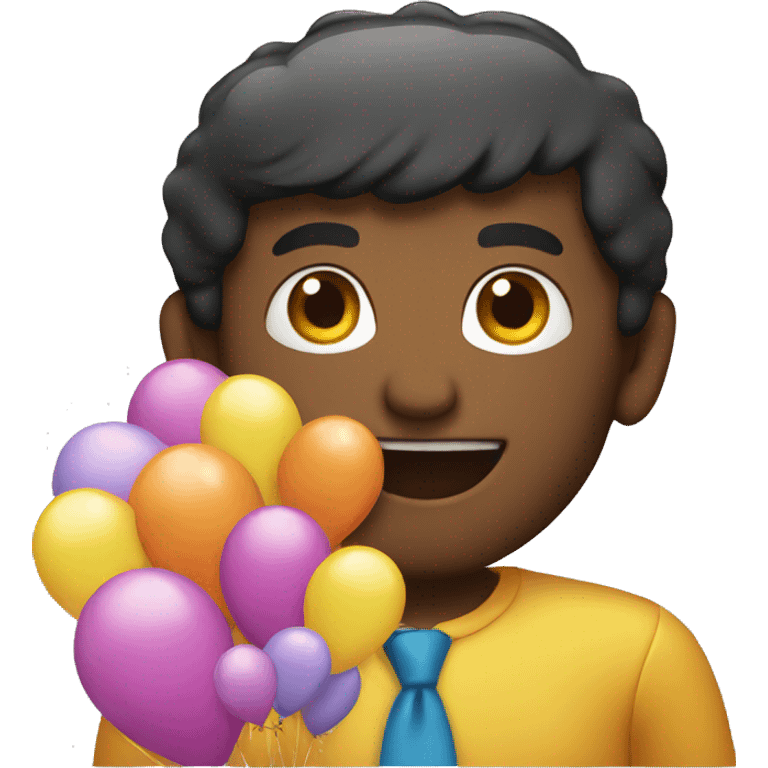 1 birthday ballon  emoji