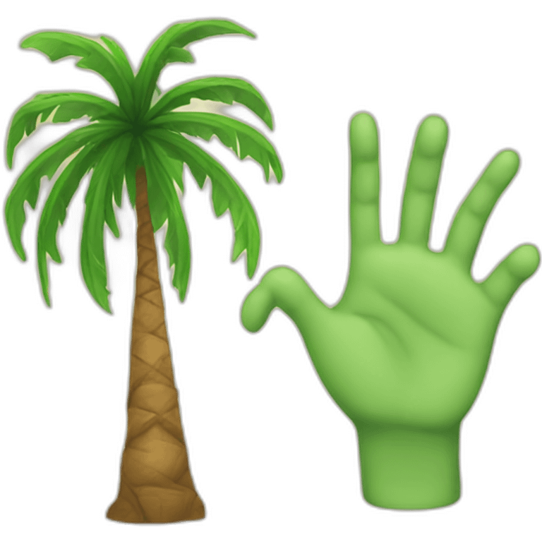 Palm readinf emoji