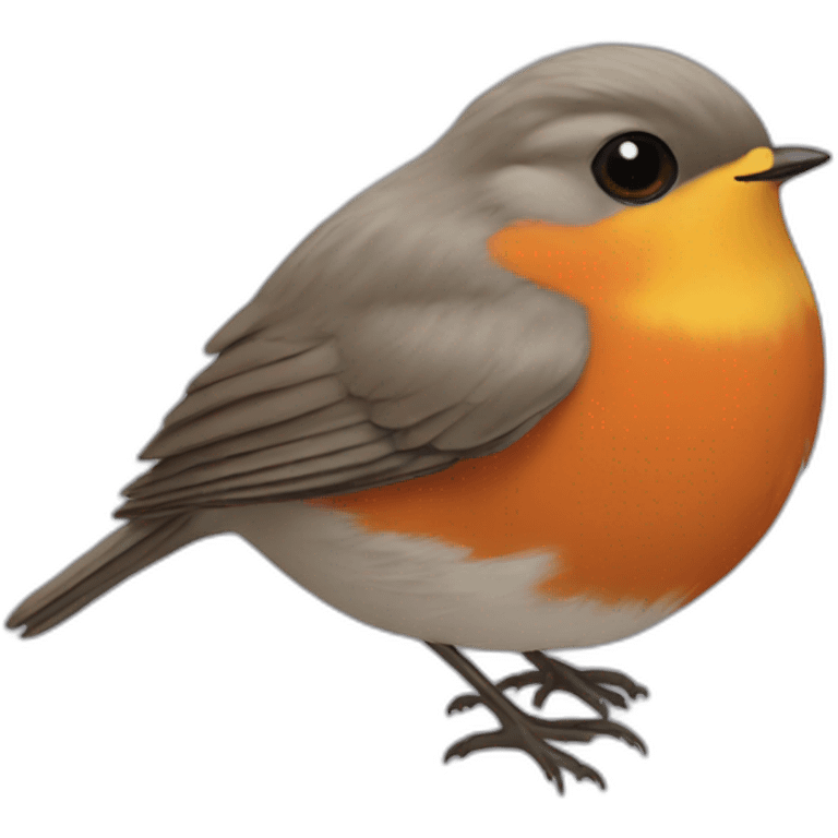 robin head in profile emoji