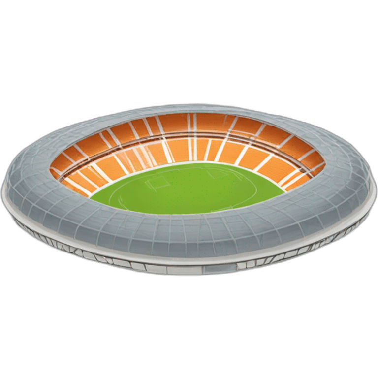 Orange Vélodrome stadium emoji