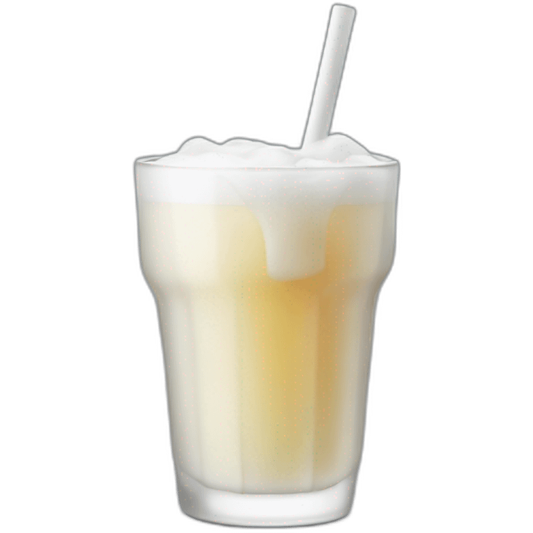 Thin kong glass white drink emoji