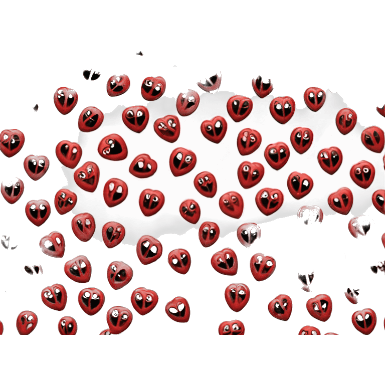 Deadpool hand hearts emoji