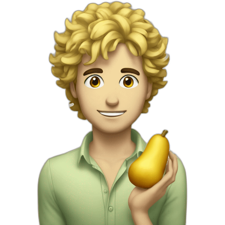 Mika avec une patate  emoji