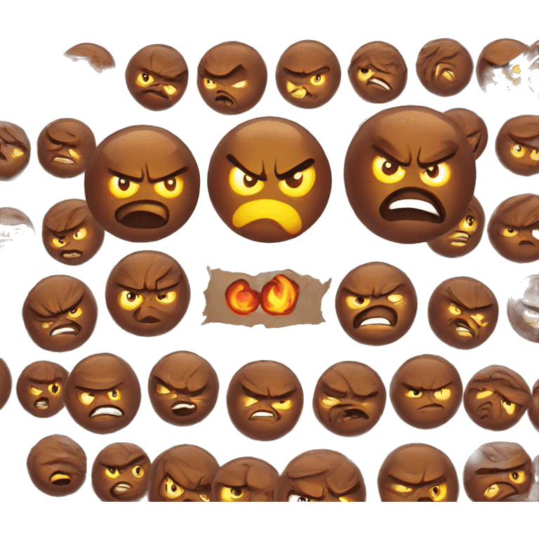 Orb of anger emoji