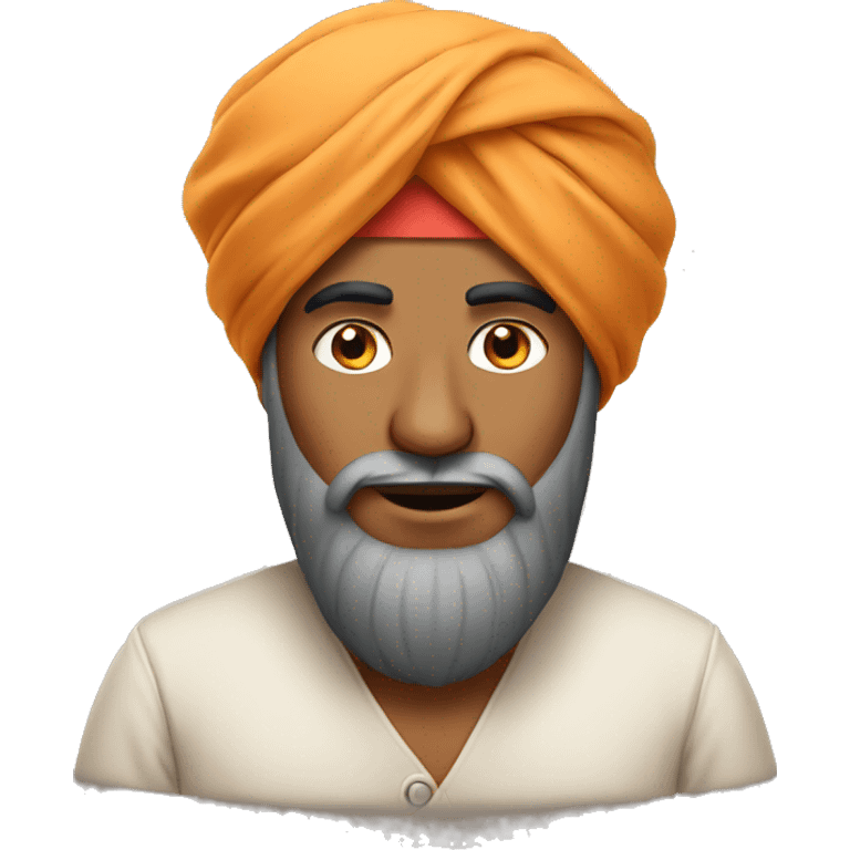 indian man wearing turban  emoji