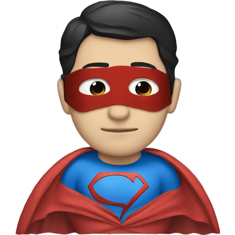 SUPERMAN WITH SLEEPING MASK emoji