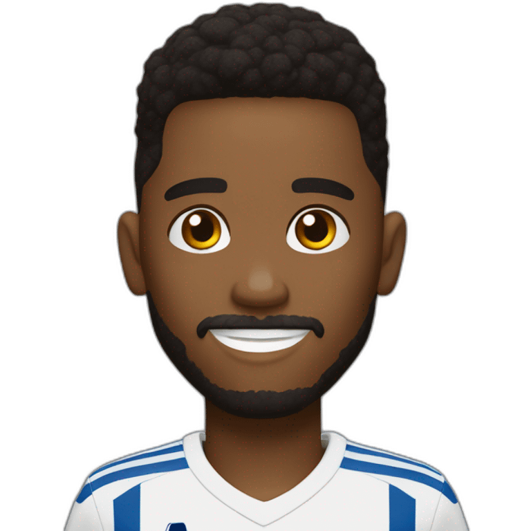 samuel etoo qui dit avec la main bonjour emoji