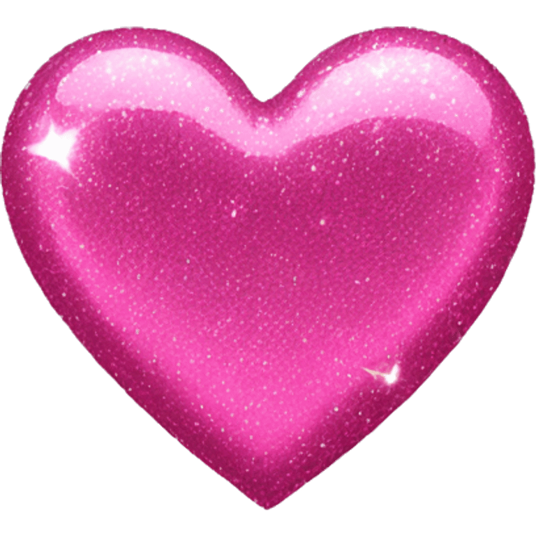 pink sparkly heart  emoji