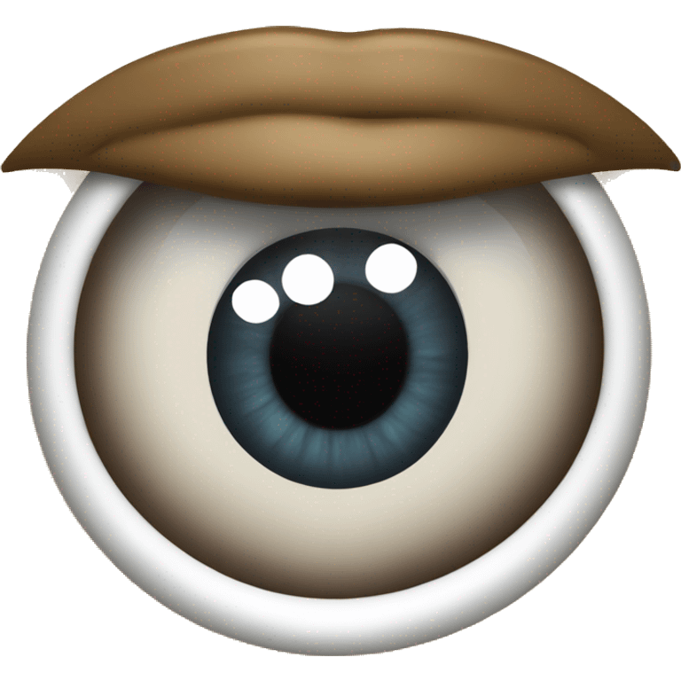 Um interrupitor de tomada com boca e olhos emoji