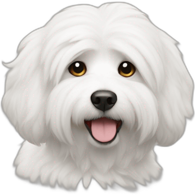 Cotton de tulear emoji