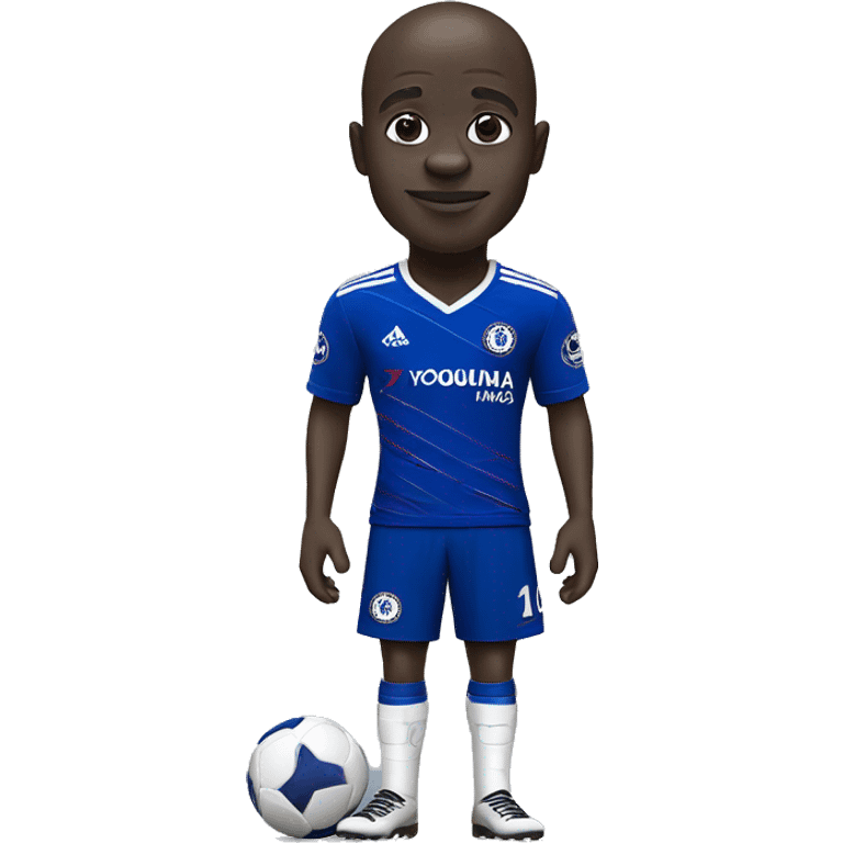 ngolo kante in a blue chelsea jersey emoji