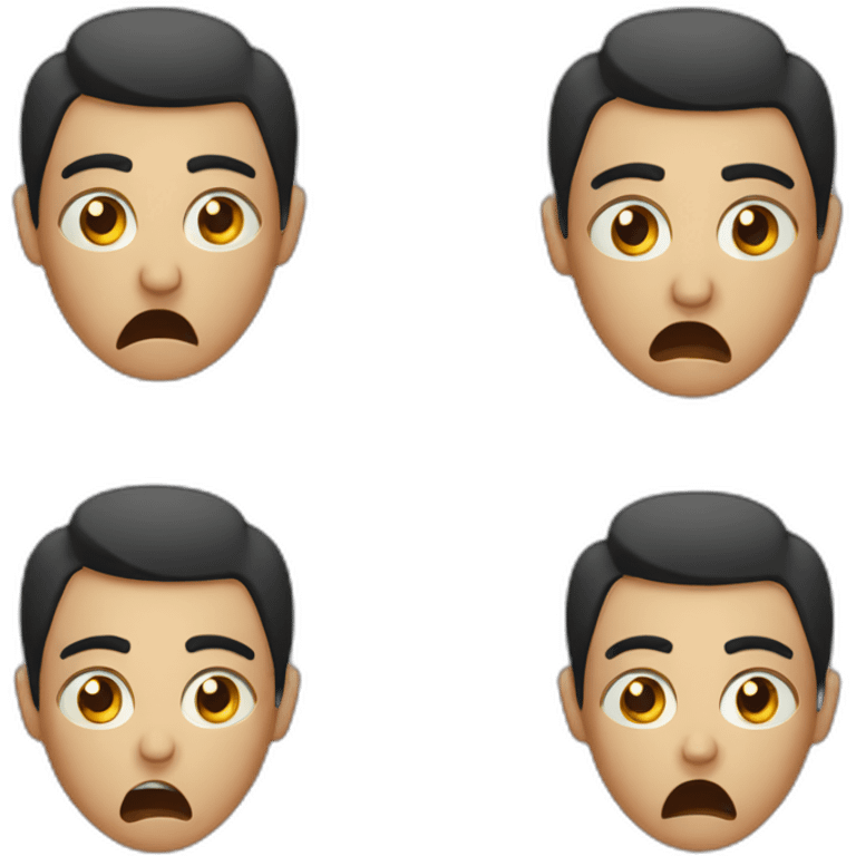 shocked person with eyes extending out emoji