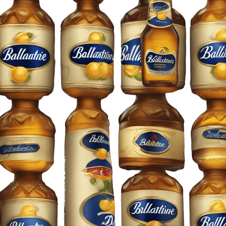 бутылка виски ballantine's emoji