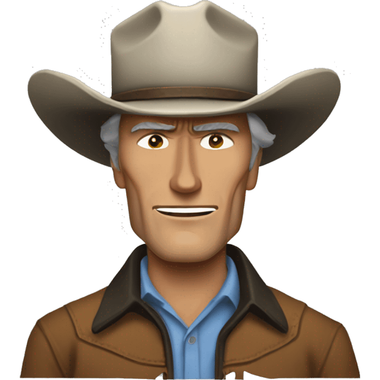 clint eastwood as a cowboy (the good) emoji