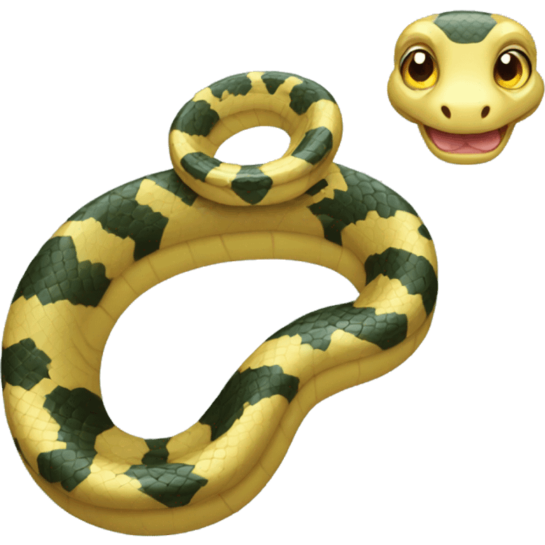 Cute snake emoji