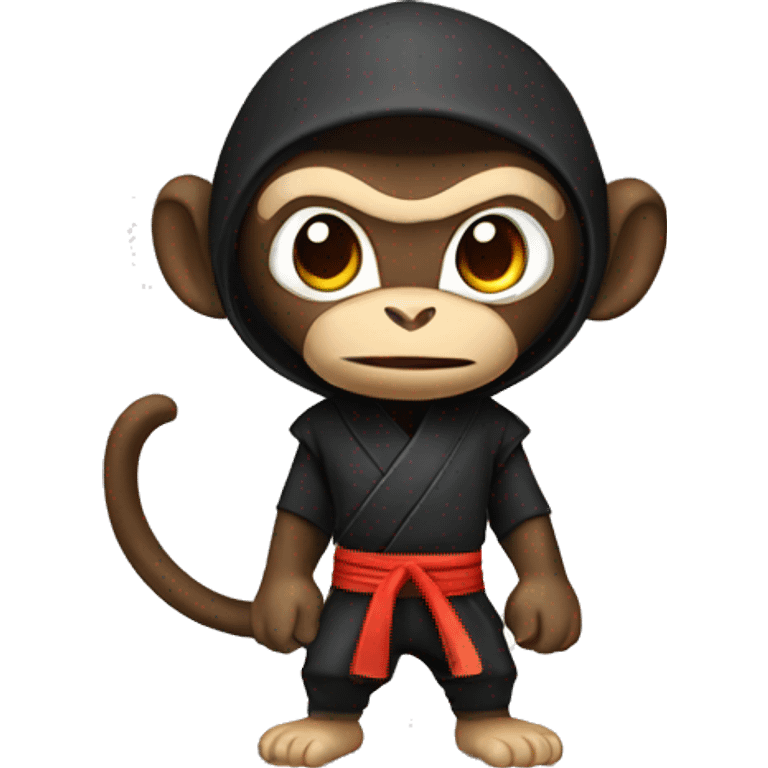 Ninja monkey emoji