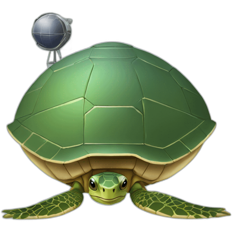 Tortue satellite emoji