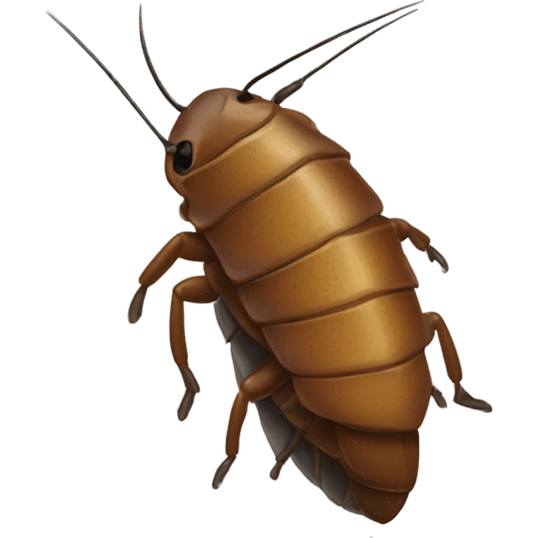 Roach with a coat emoji