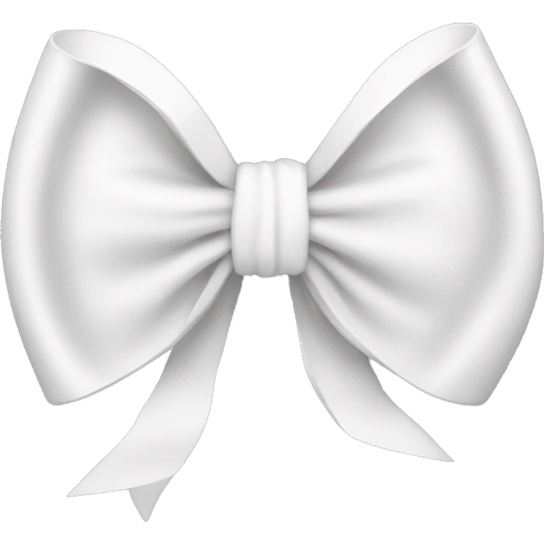 white bow emoji