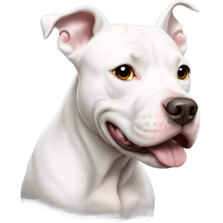 white pitbull emoji