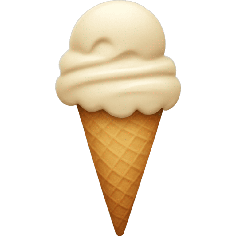 beige icecream emoji