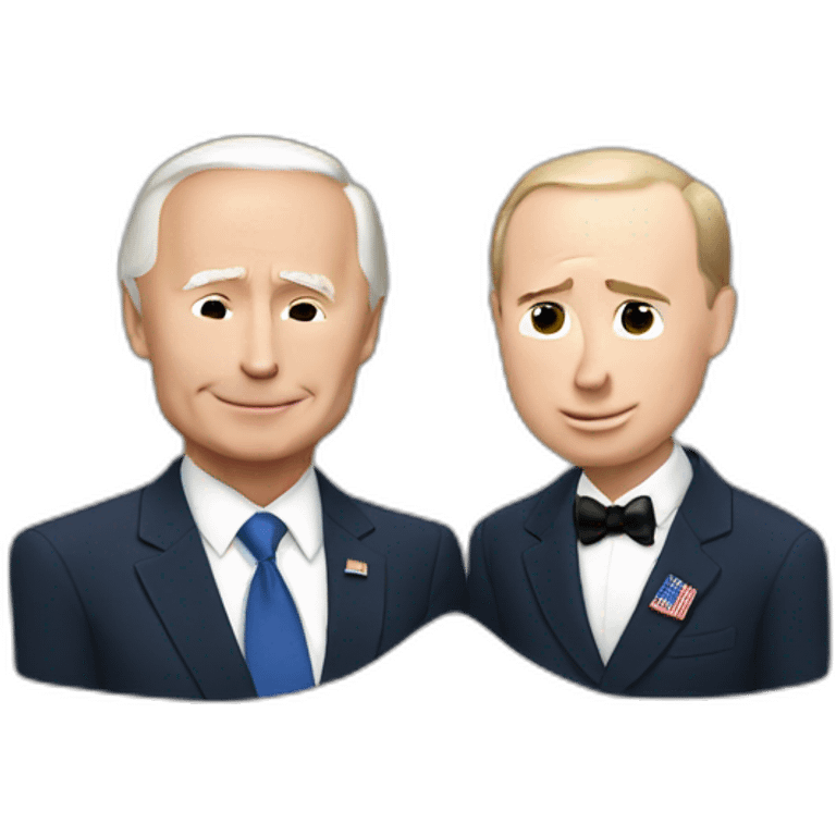 putin in love with biden emoji