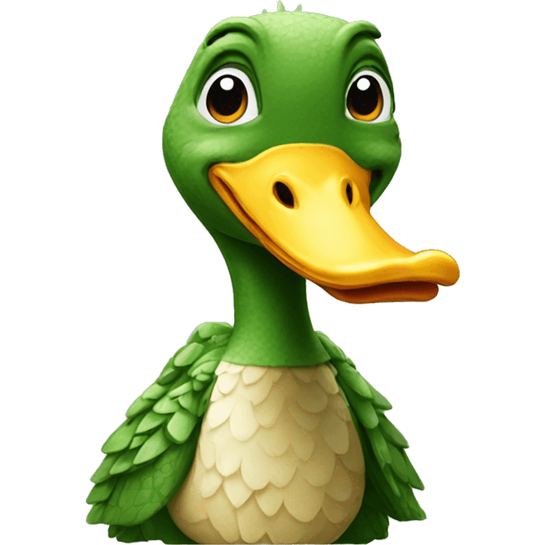 duck crocodile emoji