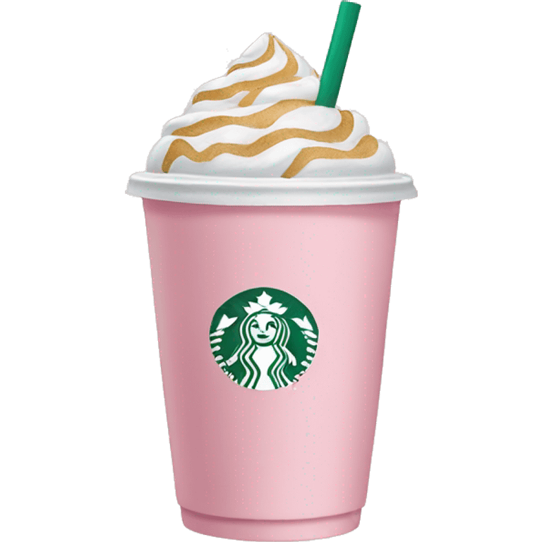 Light pink Starbucks drink emoji