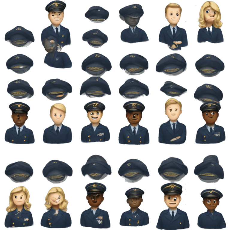 navy coloured emojis  emoji