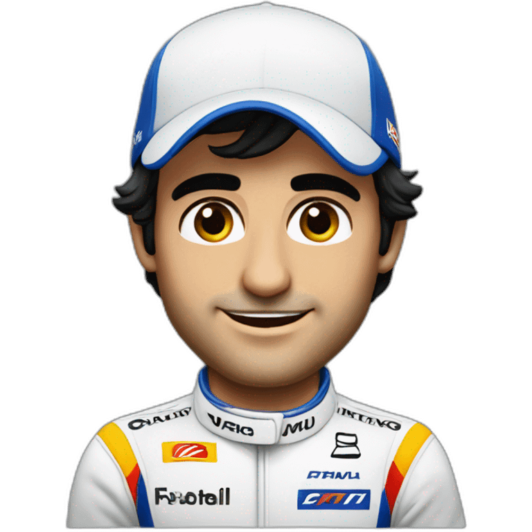 Carlos sainz Formula 1 driver emoji