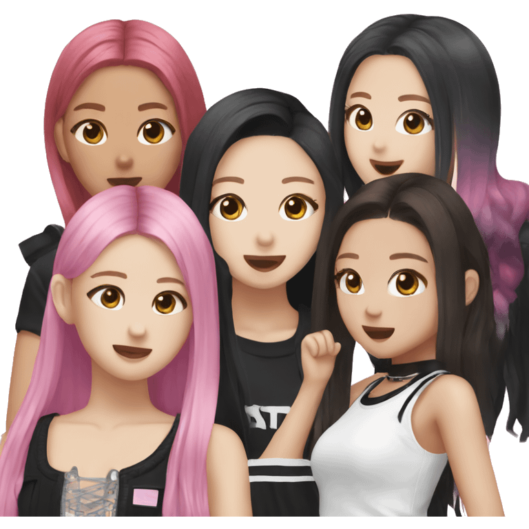 Blackpink kpop group emoji