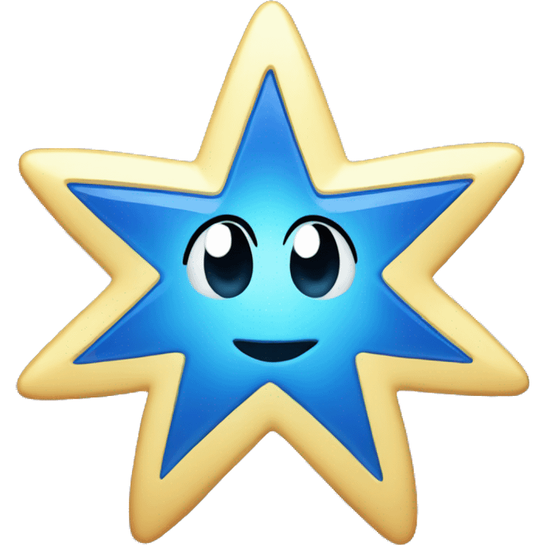 Azure shining star emoji