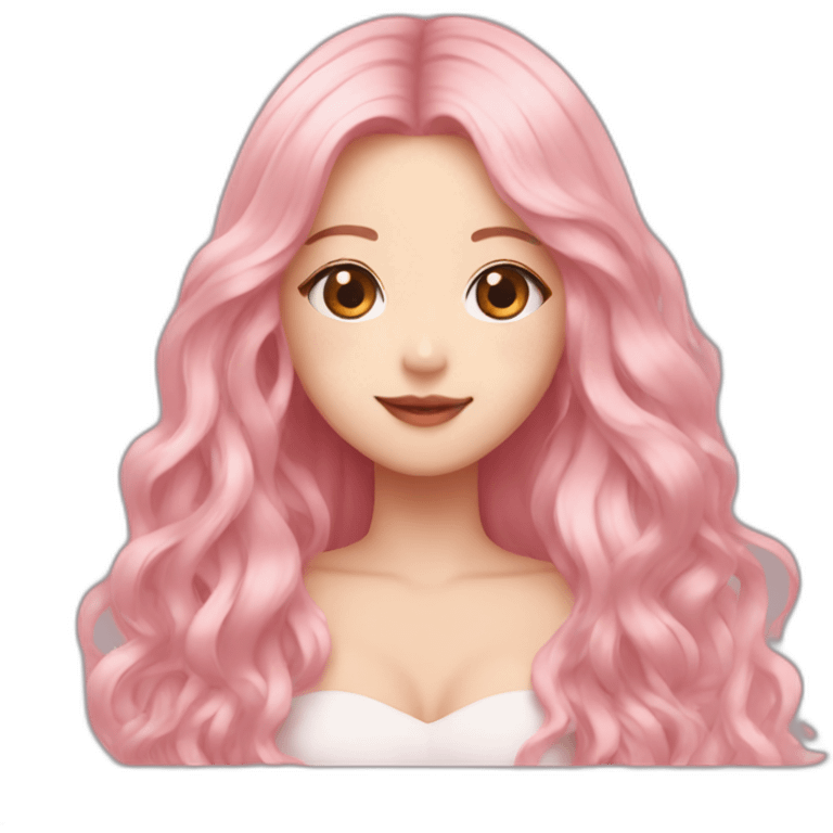 Rosé from blackpink emoji