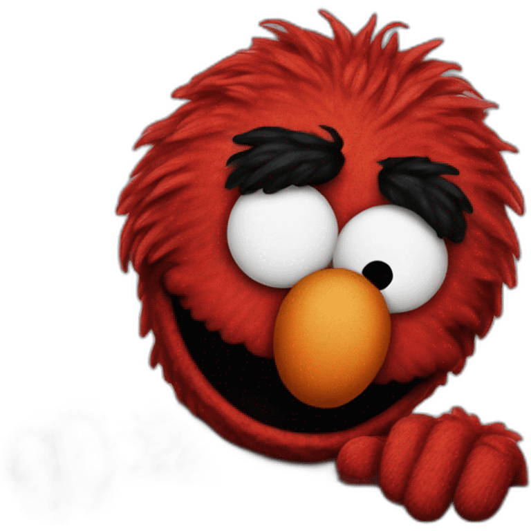 elmo everything is fine meme emoji