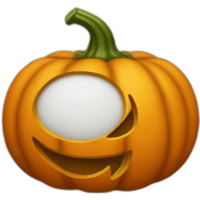 plain pumpkin emoji