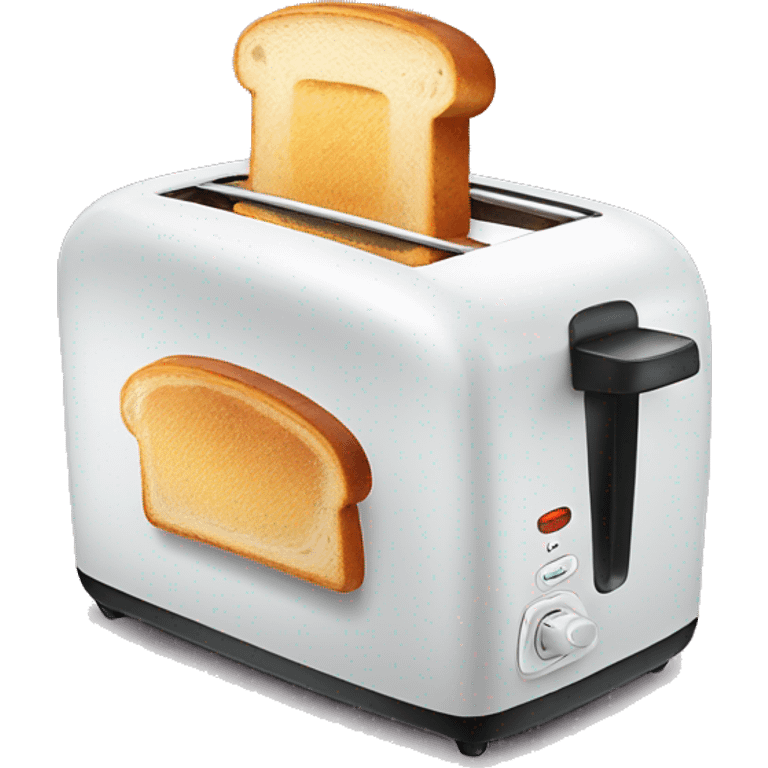 bread toaster with a flash  emoji