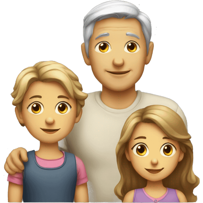 young child and old lovers emoji