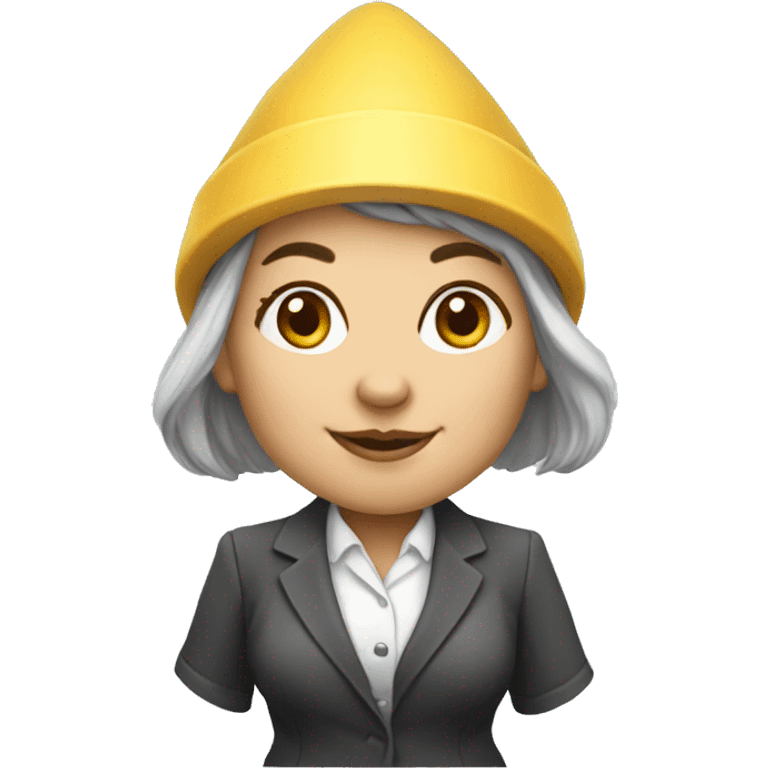 Business woman gnome emoji