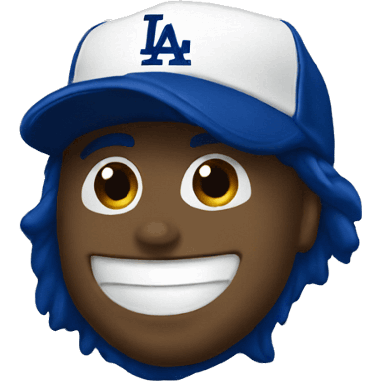 La dodgers cap emoji