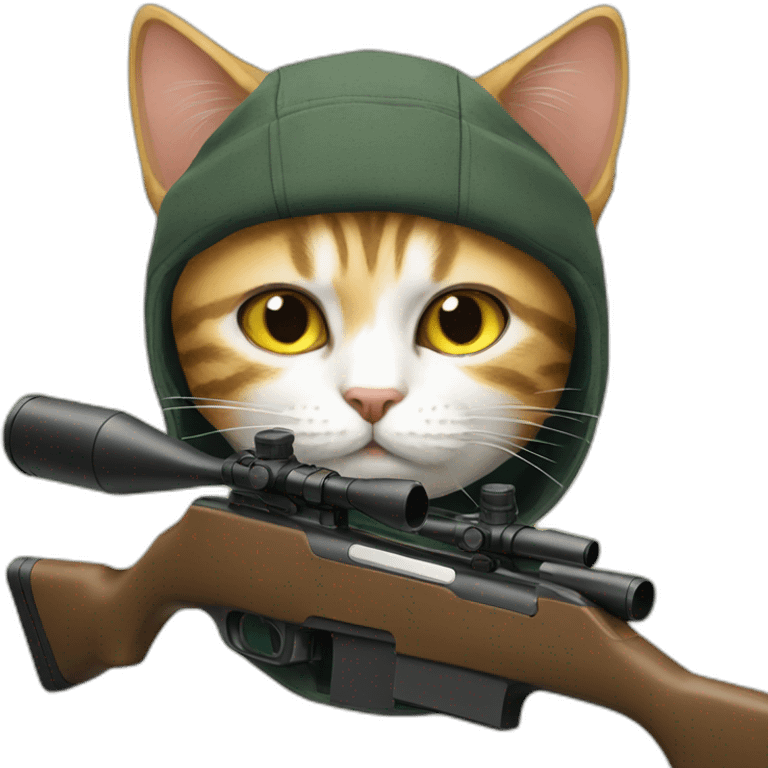 sniper cat emoji