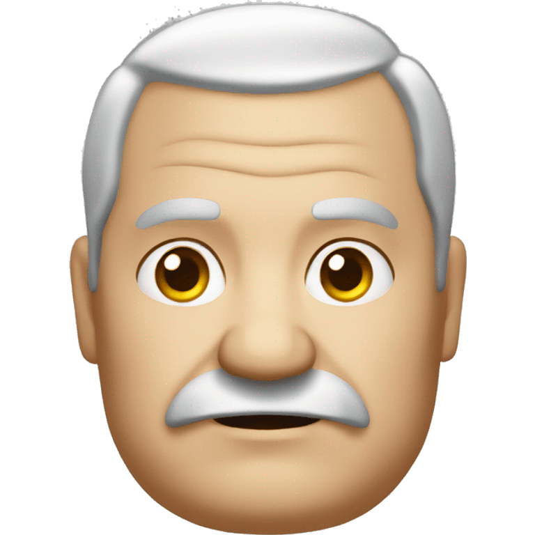 Fat old man with a receding hairline  emoji