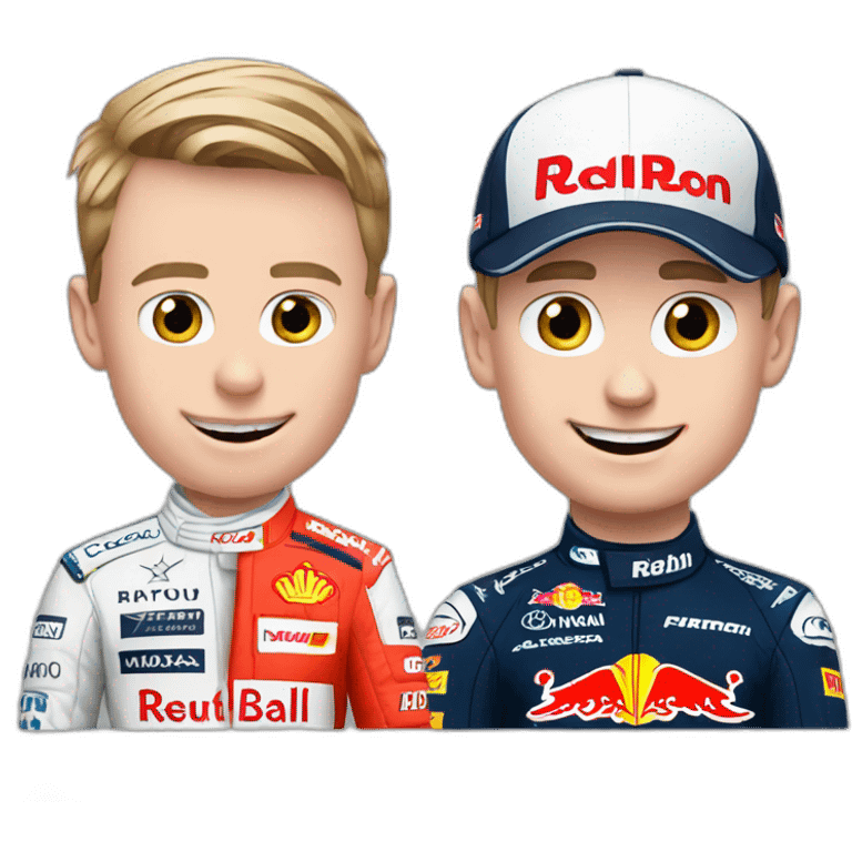 Putin and max verstappen in formula 1 emoji