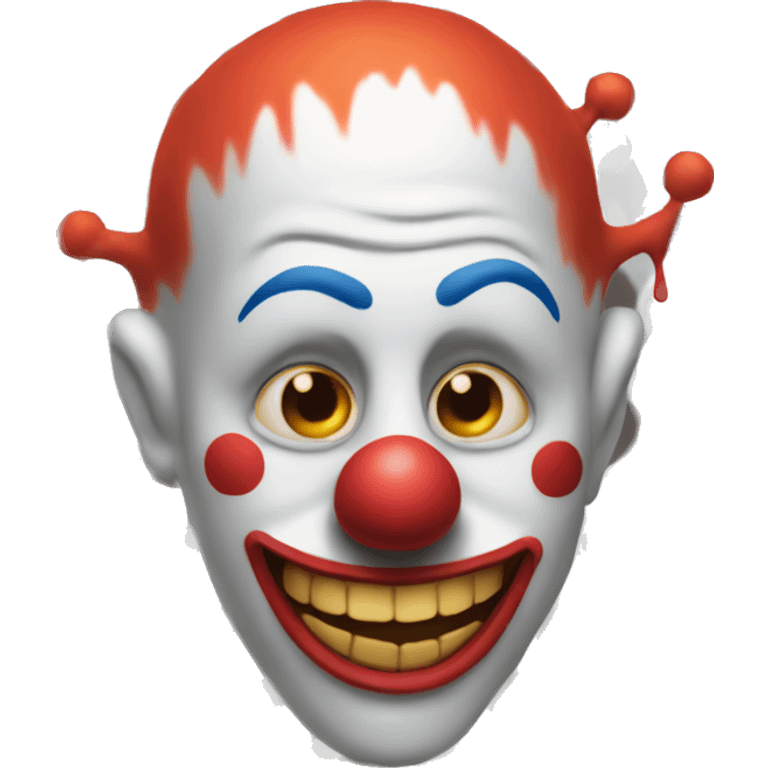 Upside down clown emoji emoji