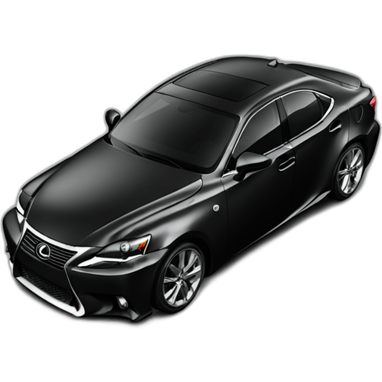 lexus is 350 black emoji