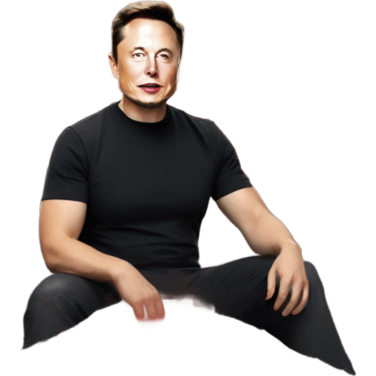 Elon musk on a volcano  emoji