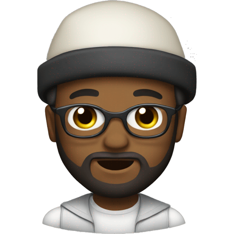 Beard drummer boy emoji